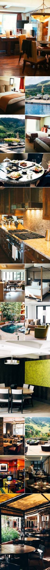 The Little Nell, Aspen, CO collage of images.